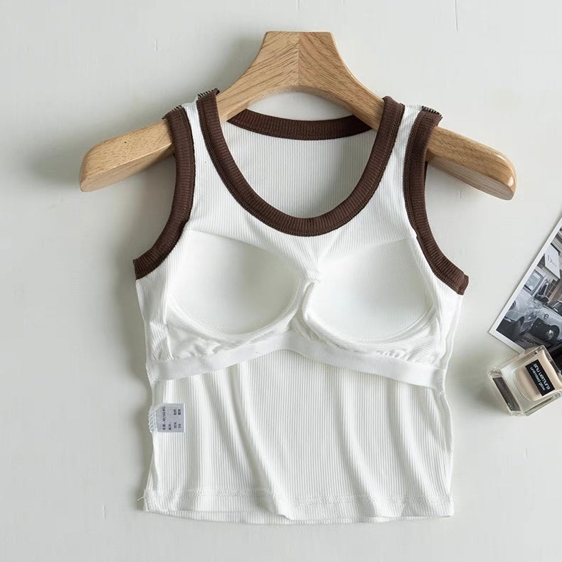 Edge Built-In Bra Crop Top
